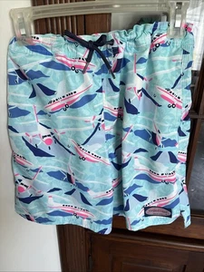 Vineyard Vines Airplane Swim Shorts Boys Medium (12-14) - Picture 1 of 4