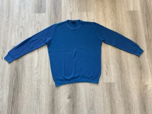 Loro Piana %100 Kaschmir blau Strickpullover Herren Pullover Gr. 56 - TOP - Bild 1 von 10