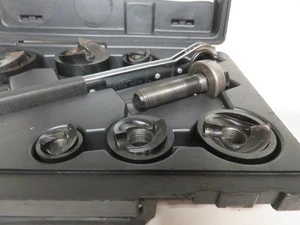 Klein tools 53732-sen knockout punch set w/ ratchet wrench kit - Picture 1 of 7