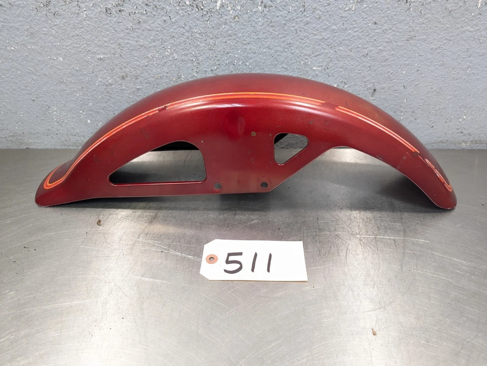 Suzuki GS650E 1981-1982 OEM Red Front Fender Fairing 53110-34510-13L - Image 1 of 4