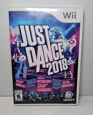Just Dance 2018 (Nintendo Wii) sin manual - limpio, probado y funcionando - auténtico Foto 1 de 4