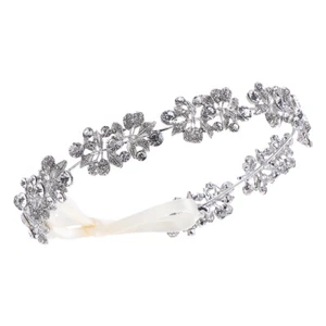 Crystal Wedding Headband Bride Hair Accessory Wedding Prom Headdress - Picture 1 of 12