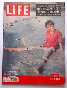 Solo portada de revista Life (Terry Moore) 6 de julio de 1953 - Imagen 1 de 1