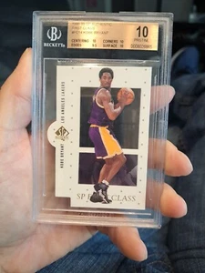 1998 SP AUTHENTIC DIE-CUT KOBE BRYANT.........BGS 10 PRISTINE - Picture 1 of 2