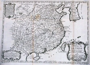 Antike Karte, Bellin, Das chinesische Reich - Bild 1 von 1