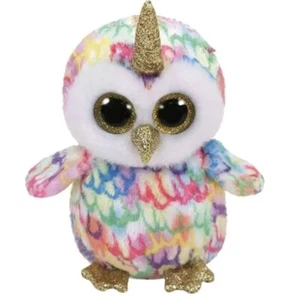 Plüsch Ty Kauz Enchanted Beanie Boo Ist Schneemann Original Owl Plush Weich Toys - Bild 1 von 1