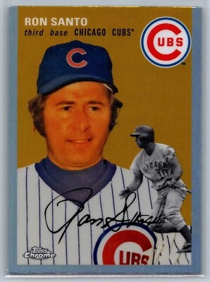 2023 Topps Chrome Platinum Anniversary #481 Ron Santo Refractor - Image 1 of 2