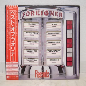 FOREIGNER / RECORDS JAPAN ISSUE LP W/OBI, INNER, INSERT - Picture 1 of 10