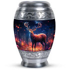 Urns For Ashes Majestic Stag In An Enchanted Forest (10 Inch) Large Urn