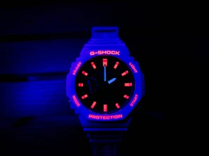 Hand-Painted Casio G-Shock CasiOak GA-2100 Neon Pink Customized Modified watch - Bild 1 von 10