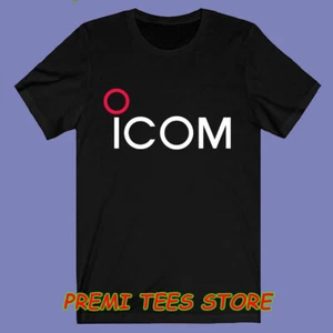 Icom Ham Radio Men's Black Size S-3XL - Picture 1 of 1