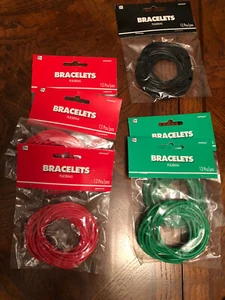 72 insgesamt mehrfarbige Gummiarmbänder für Werbegeschenke: Sportmannschaften Tanzparty - Bild 1 von 4