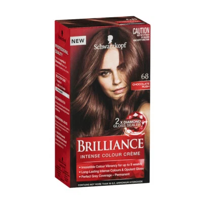Schwarzkopf Brilliance 68 Chocolate Rush - Up To 10 Weeks Intensity - image 1 of 3