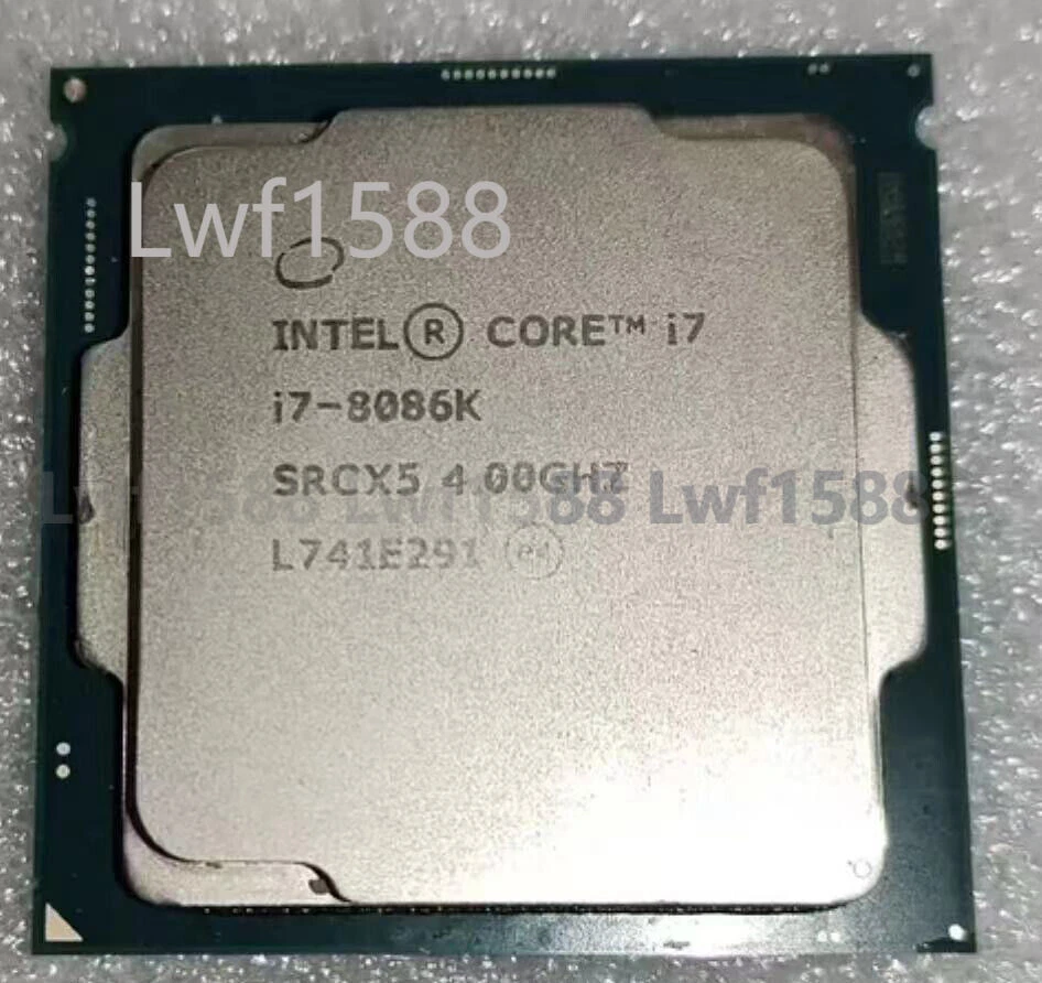 Intel Core i7-8086K 6-Cores 12-Threads 12MB Socket LGA1151 4.00GHz CPU Processor - Image 1 of 1