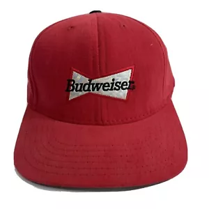 Cappello vintage Capstone Budweiser birra ufficiale del 21 ° secolo cinturino posteriore USA - Foto 1 di 10