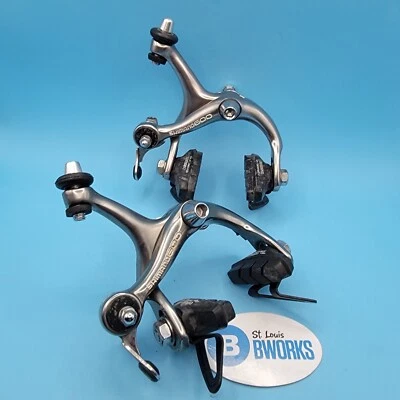 Комплект велосипедных тормозных суппортов Shimano 600 BR-6207/6208 49-39 мм Reach VGC G1 - Изображение 1 из 4