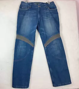 Joe Rocket Accelerator Riding Jeans Adult 38 Blue Denim Moto Pockets Mens - Picture 1 of 18