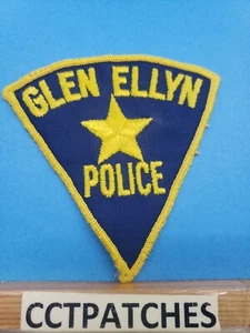 GLEN ELLYN, ILLINOIS POLICE BLUE SHOULDER PATCH IL - Bild 1 von 2