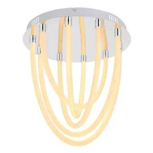 Lampadario a Soffitto Moderno, Tubi Flesibili a Led Luce Calda 40w, Globo Kaia - Foto 1 di 4
