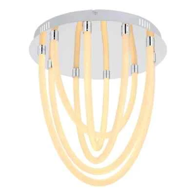 Lampadario a Soffitto Moderno, Tubi Flesibili a Led Luce Calda 40w, Globo Kaia - Immagine 1 di 4