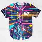 New! Deadmau5-neon colors rave jersey for edm festivals Size S-5XL