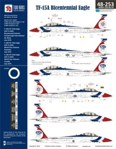 TB48253 Two Bobs Decals 1:48 McDonnell TF-15A Bicentennial Eagle - Picture 1 of 5