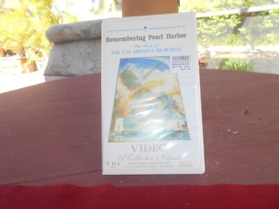 Remembering Pearl Harbor Story of USS Arizona Memorial VHS Video Tape NEW SEALED - Image 1 of 3