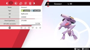 Evento: Genesect - Mythical22. Pokémon Spada/Scudo-Sword/Shield. Free Masterball - Bild 1 von 6