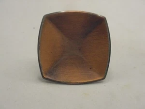 NOS! 3 VINTAGE STANLEY 1-1/2" Antique Brass DRAWER KNOB - Picture 1 of 3