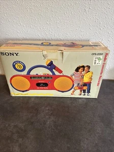 My First Sony CFS-2050 Boombox Radio Cassette Recorder Vintage Japan Unused - Picture 1 of 3