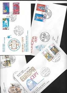 Cyprus N 1976-1980 Europa CEPT 4 FDC Super Condition - Picture 1 of 2