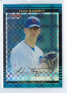 LUKE HAGERTY 2002 BOWMAN CHROME XFRACTOR REFRACTOR RC #/150 CUBS - Picture 1 of 1