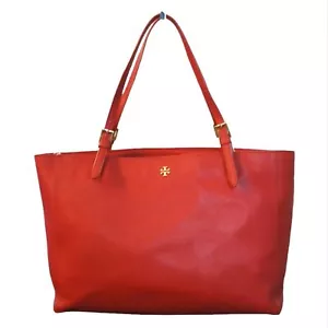 Borsa a tracolla Tory Burch grande in pelle rossa - Foto 1 di 16
