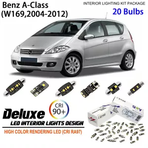 LED Interior Light Kit for Mercedes Benz A Class W169 2004-2012 White Light Bulb - Picture 1 of 9