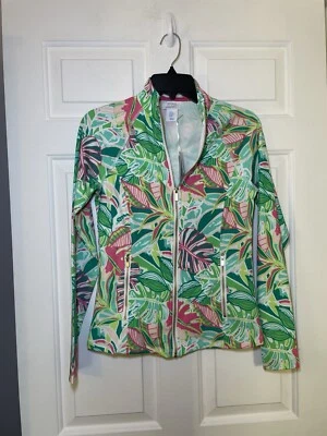 Chaqueta Sigrid Olsen Mujer Cremallera Completa Talla XS UPF 50 Golf Tenis Secado Rápido Nueva con Etiquetas Foto 1 de 4