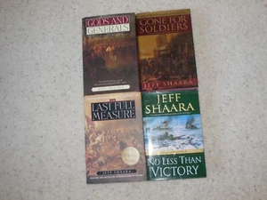 JEFF SHAARA 7 Hardcovers with Dust Jackets (ONE INSCRIBED/SIGNED) - Picture 1 of 5