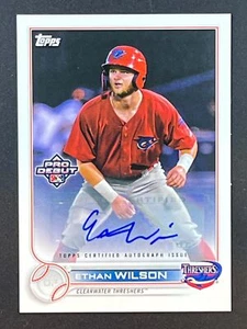 Ethan Wilson 2022 Topps Pro Debut Auto #PD-39 Philadelphia Phillies - Bild 1 von 2