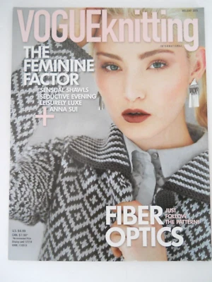 Vogue Knitting International Magazine Holiday 2013 25 Patterns Shawls Lace - Image 1 of 4