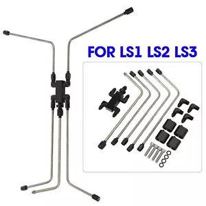 For LS1 LS2 LS3 Complete Coolant Crossover Steam Vent Stainless Steel Kit - Picture 1 of 12