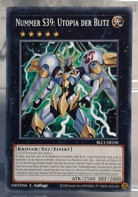 YUGIOH - Nummer S39: Utopia der Blitz - Battles of Legend: Chapter 1 - DE/NM - Bild 1 von 2