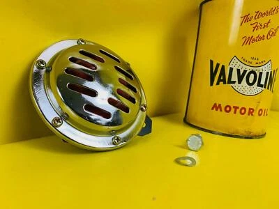 Nouveau Opel Kapitän 1951-1957 Klaxon Chromé 6 Volts Foto 1 de 4