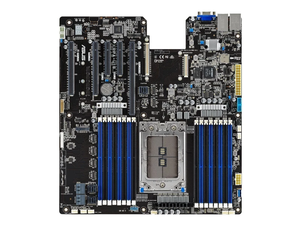 ASUS KRPA-U16 SERVER Motherboard EEB Support AMD EPYC 7742/7702/7763/7542 CPU - Image 1 of 4