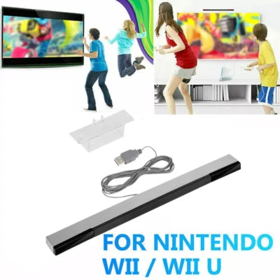 USB Remote Motion Sensor Bar IR Infrared Ray Inductor for Wii Emulator - Image 1 of 4