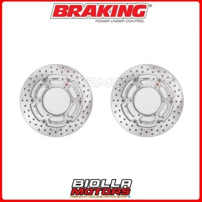KIT DISCHI FRENO ANTERIORE BRAKING BMW K 1100 RS 1100 1995 - [FLOTTANTE] 2xRL700 Foto 1 de 4
