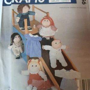 McCalls 9256 Clothes for 16" Soft-Sculptured Doll VTG 1984 '80s Sewing Pattern - Picture 1 of 5