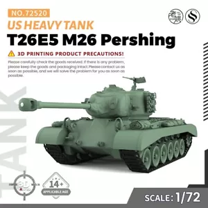 SSMODEL SS72520 1/72 25mm Military Model Kit US T26E5 M26 Pershing Heavy Tank - Bild 1 von 11