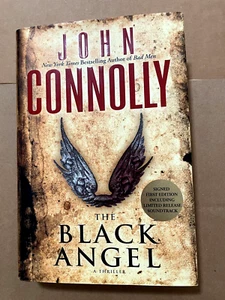 SIGNED The Black Angel by John Connolly Like new HC 1st 1st & CD Soundtrack - Picture 1 of 9
