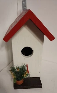 Hand Crafted Wooden Bird House - Picture 1 of 4