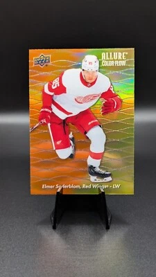 Elmer Soderblom 2023-24 Allure Color Flow Orange-Yellow #CF17 Red Wings - Image 1 of 2