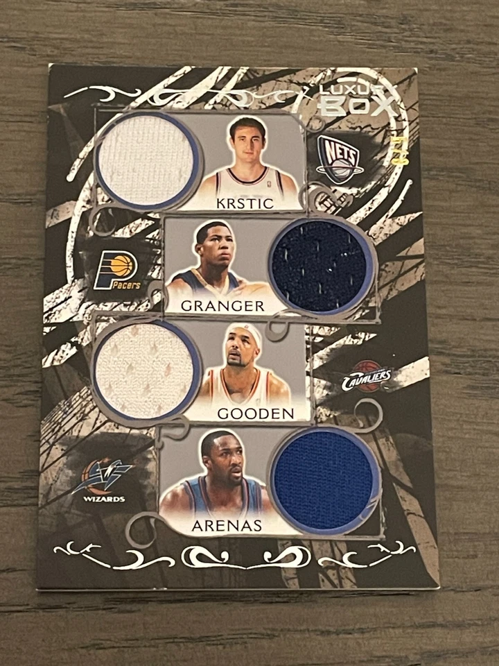 2006-07 Topps Luxury Box Quad Silver Kristic Granger Gooden Gilbert Arenas /9 - Image 1 of 4